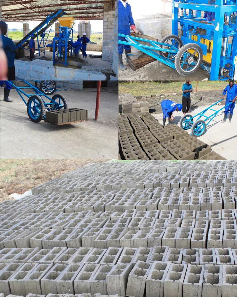 QT40-1 china cheap semi automatic concrete cement brick block making machine price in fiji(图16)